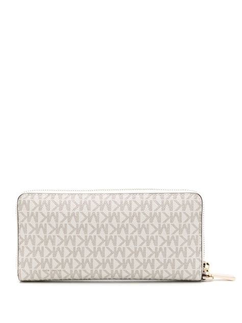 michael kors jet set monogram wallet|bolso Michael Kors jet set.